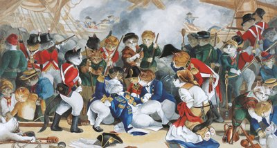 Illustration de Cats Galore! A Compendium of Cultured Cats (pub. 2015) - Susan Herbert