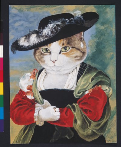Illustration de Cats Galore! A Compendium of Cultured Cats (pub. 2015) - Susan Herbert