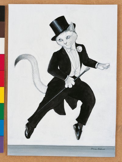 Illustration de Cats Galore! A Compendium of Cultured Cats (pub. 2015) - Susan Herbert