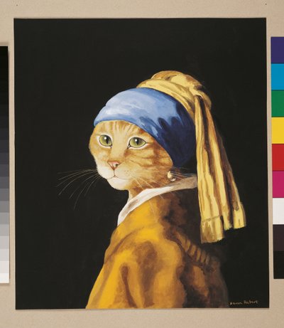 Illustration de Cats Galore! A Compendium of Cultured Cats (pub. 2015) - Susan Herbert