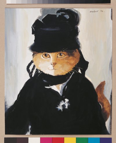 Illustration de Cats Galore! A Compendium of Cultured Cats (pub. 2015) - Susan Herbert
