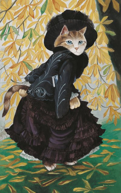 Illustration de Cats Galore! A Compendium of Cultured Cats (pub. 2015) - Susan Herbert