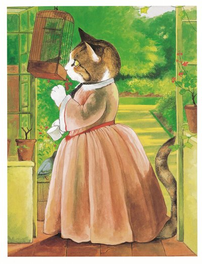 Illustration de Pre-Raphaelite Cats (pub. 1999) - Susan Herbert