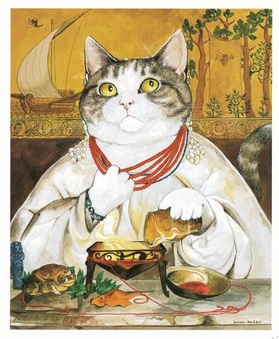 Illustration de Pre-Raphaelite Cats (pub. 1999) - Susan Herbert