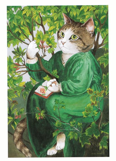 Illustration de Pre-Raphaelite Cats (pub. 1999) - Susan Herbert