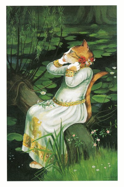 Illustration de Pre-Raphaelite Cats (pub. 1999) - Susan Herbert
