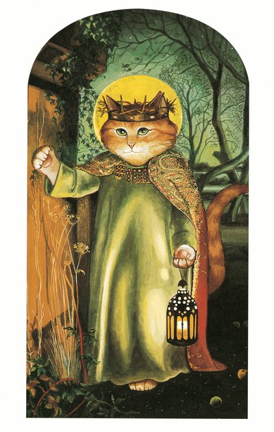 Illustration de Pre-Raphaelite Cats (pub. 1999) - Susan Herbert