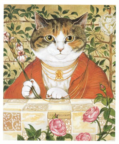 Illustration de Pre-Raphaelite Cats (pub. 1999) - Susan Herbert