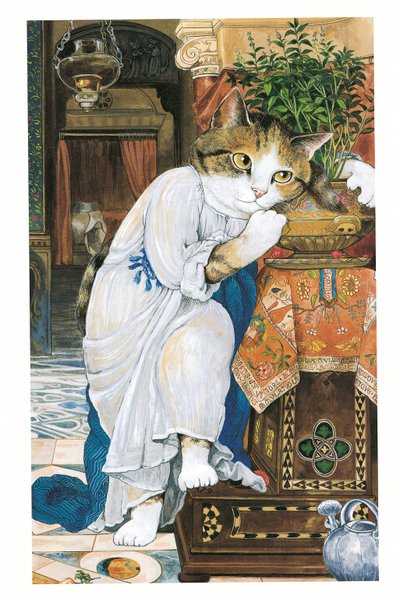 Illustration de Pre-Raphaelite Cats (pub. 1999) - Susan Herbert