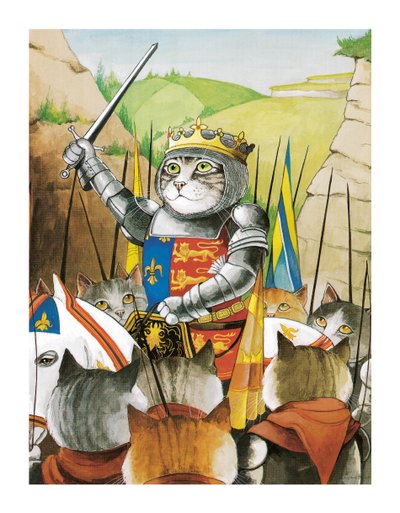 Illustration de Shakespeare Cats: Poster Book (pub. 2016) - Susan Herbert