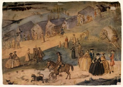 Scène de campagne, vers 1750, 1934 - Susanna Duncombe