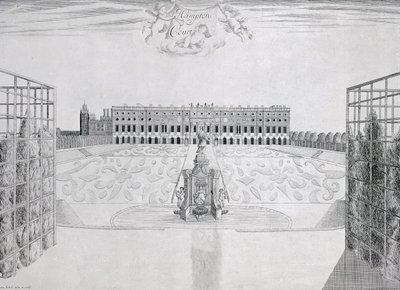 Façade sud de Hampton Court, c.1830 - Sutton Nicholls