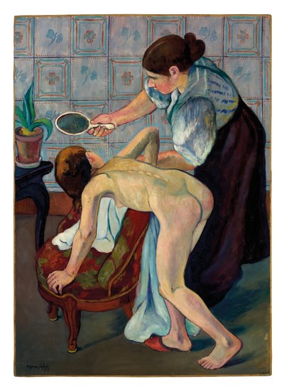 La petite fille au miroir - Suzanne Valadon
