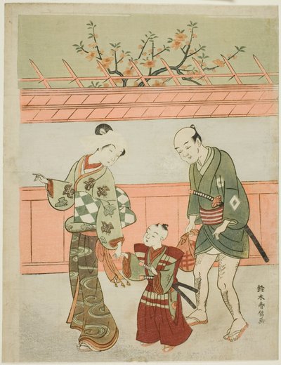 Une sortie printanière - Suzuki Harunobu