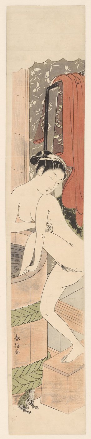 Femme se baignant - Suzuki Harunobu