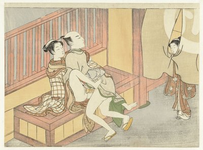 Pris sur le fait - Suzuki Harunobu