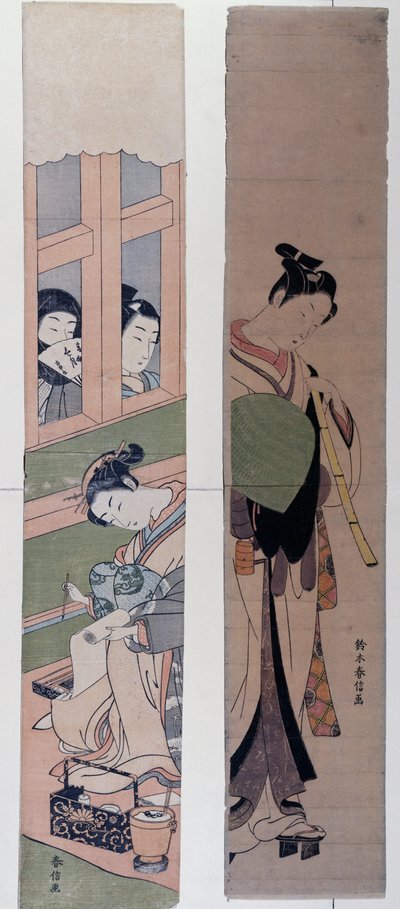 Courtisanes, par Suzuki Harunobu (1725-1770), Japon - Suzuki Harunobu