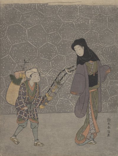 Arc écrasant les démons - Suzuki Harunobu