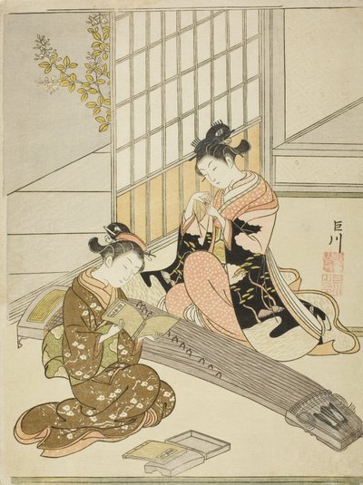 Descente des oies des ponts de Koto - Suzuki Harunobu
