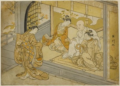 Hotoke Gozen dansant devant Taira no Kiyomori - Suzuki Harunobu