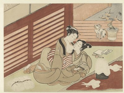 Couple amoureux - Suzuki Harunobu