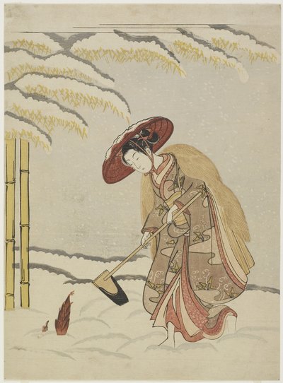 Mitate de Meng Zong, un des vingt-quatre exemples de piété filiale, après 1765 - Suzuki Harunobu