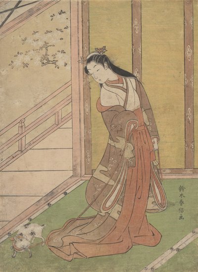 Onna San no Miya la troisième princesse, 1768-70 - Suzuki Harunobu