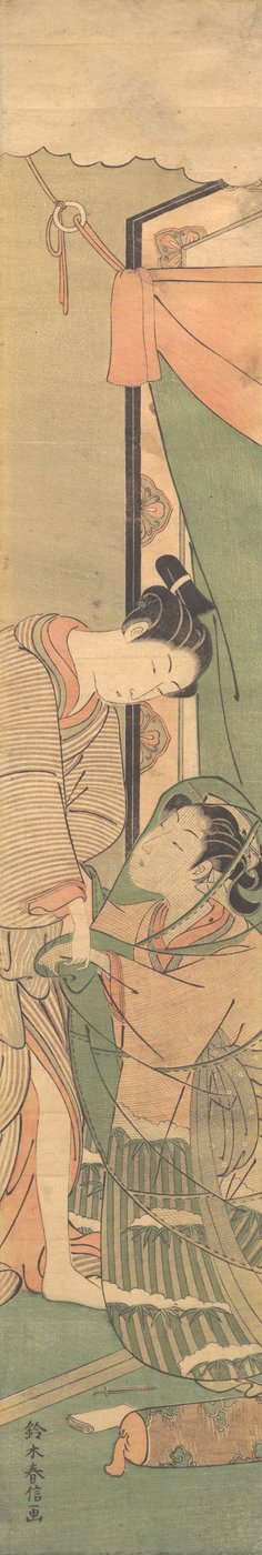 Séparation des amants : Le matin après, vers 1765-70 - Suzuki Harunobu