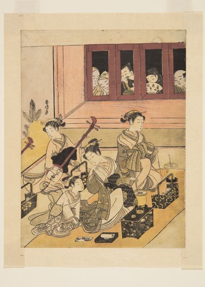 Les observateurs et les observés - Suzuki Harunobu