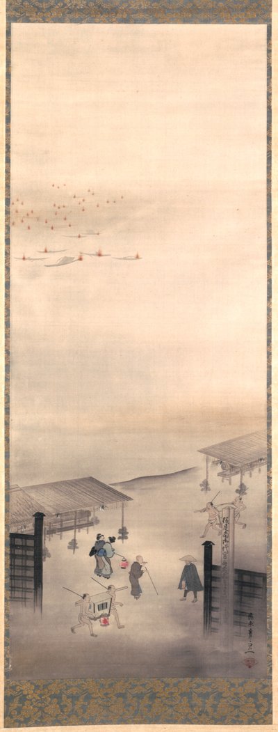 Yoshiwara et Shinagawa, période Edo - Suzuki Kiitsu
