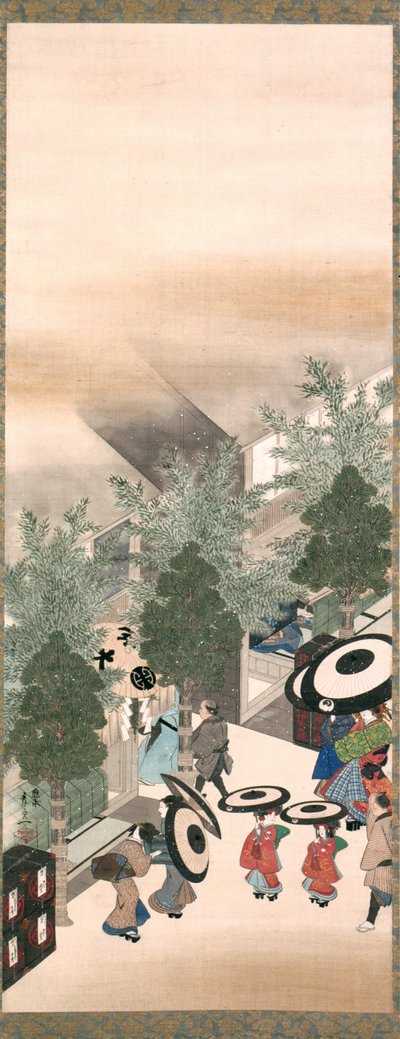 Yoshiwara et Shinagawa, Période Edo - Suzuki Kiitsu