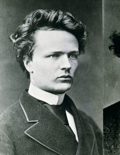 August Strindberg (photo en noir et blanc) - Swedish Photographer