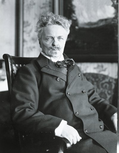 August Strindberg dans sa maison à Stockholm - Swedish Photographer