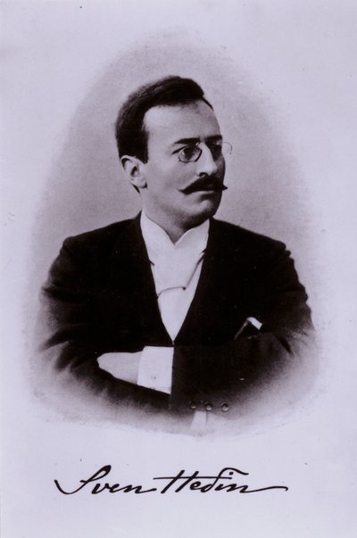 Sven Hedin, explorateur suédois (photo n/b) - Swedish Photographer