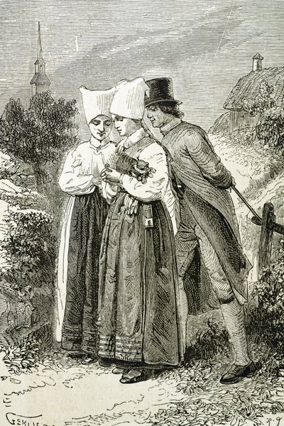 Personnes en vêtements typiques - Swedish School