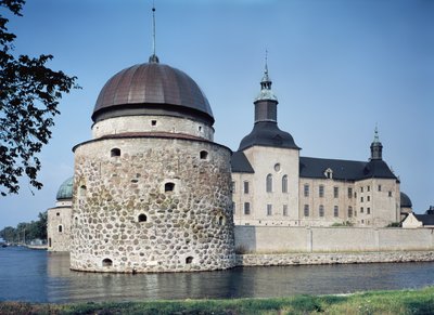 Vue du château de Vadstena, construit en 1545 - Swedish School
