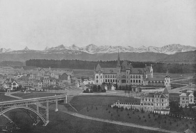 Berne, Vue sur le Kirchenfeld et les Alpes bernoises - Swiss Photographer