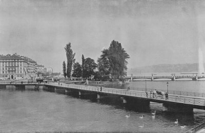 Genève, Pont des Bergues et Île J-J Rousseau - Swiss Photographer