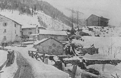Village de Praz de Fort, Route du St-Bernard (photo n/b) - Swiss Photographer