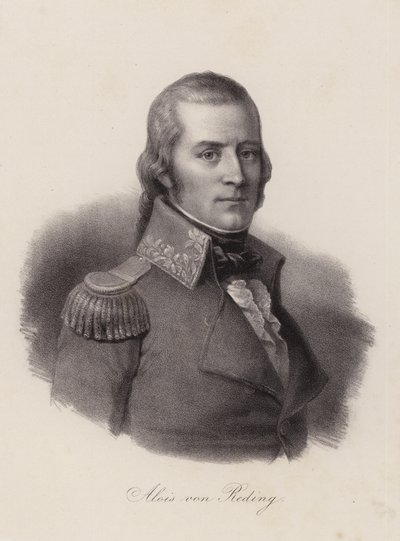Alois von Reding, officier militaire suisse, révolutionnaire et politicien - Swiss School