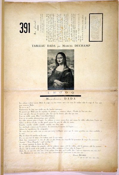 Revue Dada 391, no.8, Zurich, février 1919 - Swiss School