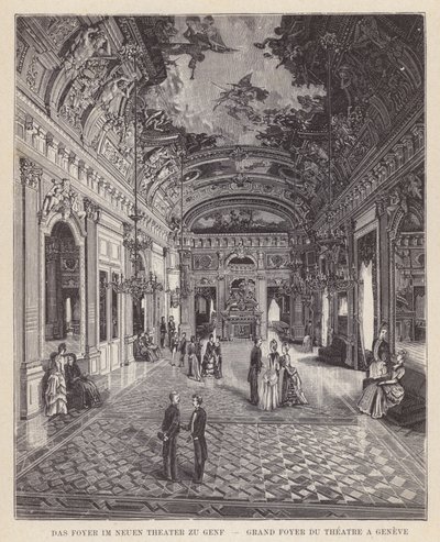 Le Grand Foyer du Théâtre à Genève - Swiss School