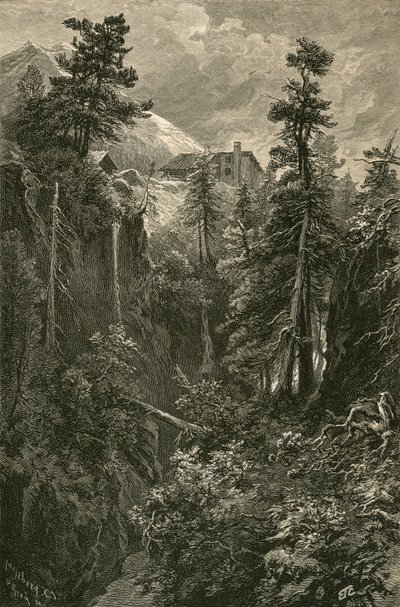 Gorge dans le col de la Bernina - Swiss School
