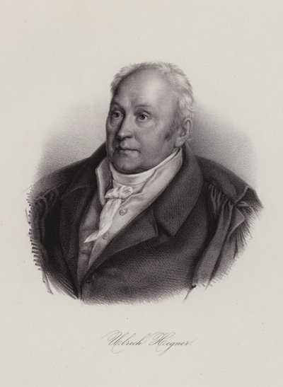 Hegner Ulrich, écrivain et politicien suisse - Swiss School