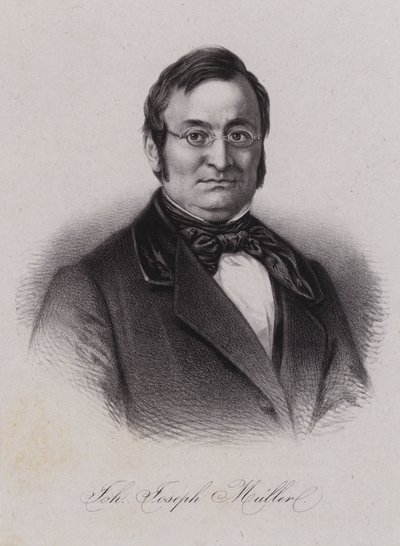 Johann Joseph Müller, politicien suisse (gravure) - Swiss School