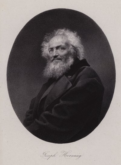 Joseph Hornung, peintre suisse (gravure) - Swiss School