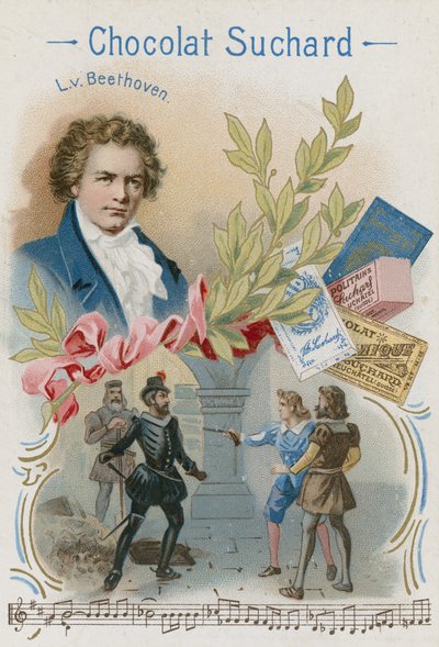 Ludwig van Beethoven, compositeur et pianiste allemand - Swiss School