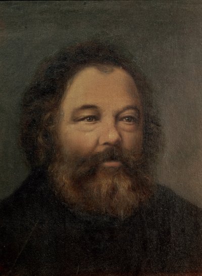 Portrait de Mikhaïl Aleksandrovitch Bakounine (1814-1876) c.1865 - Swiss School