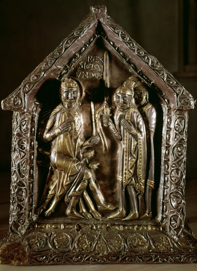 Coffre reliquaire des fils de Saint Sigismond, XIIe-XIIIe siècle - Swiss School