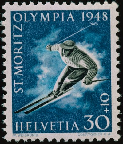 Timbre commémorant les Jeux olympiques d